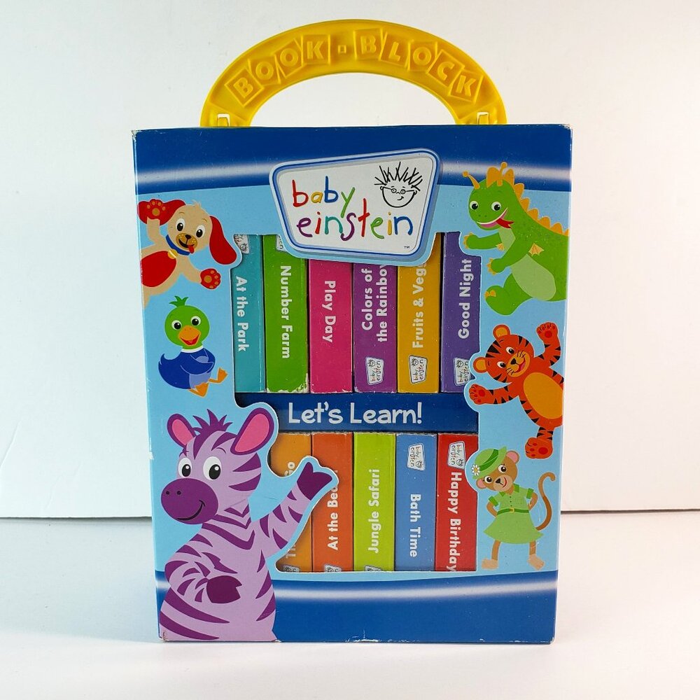 Baby Einstein My First Library - 12 Board Books Block Set